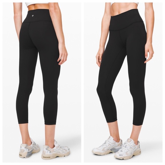 lululemon athletica Pants - Lululemon High Rise Wunder Under Black Crop | 8